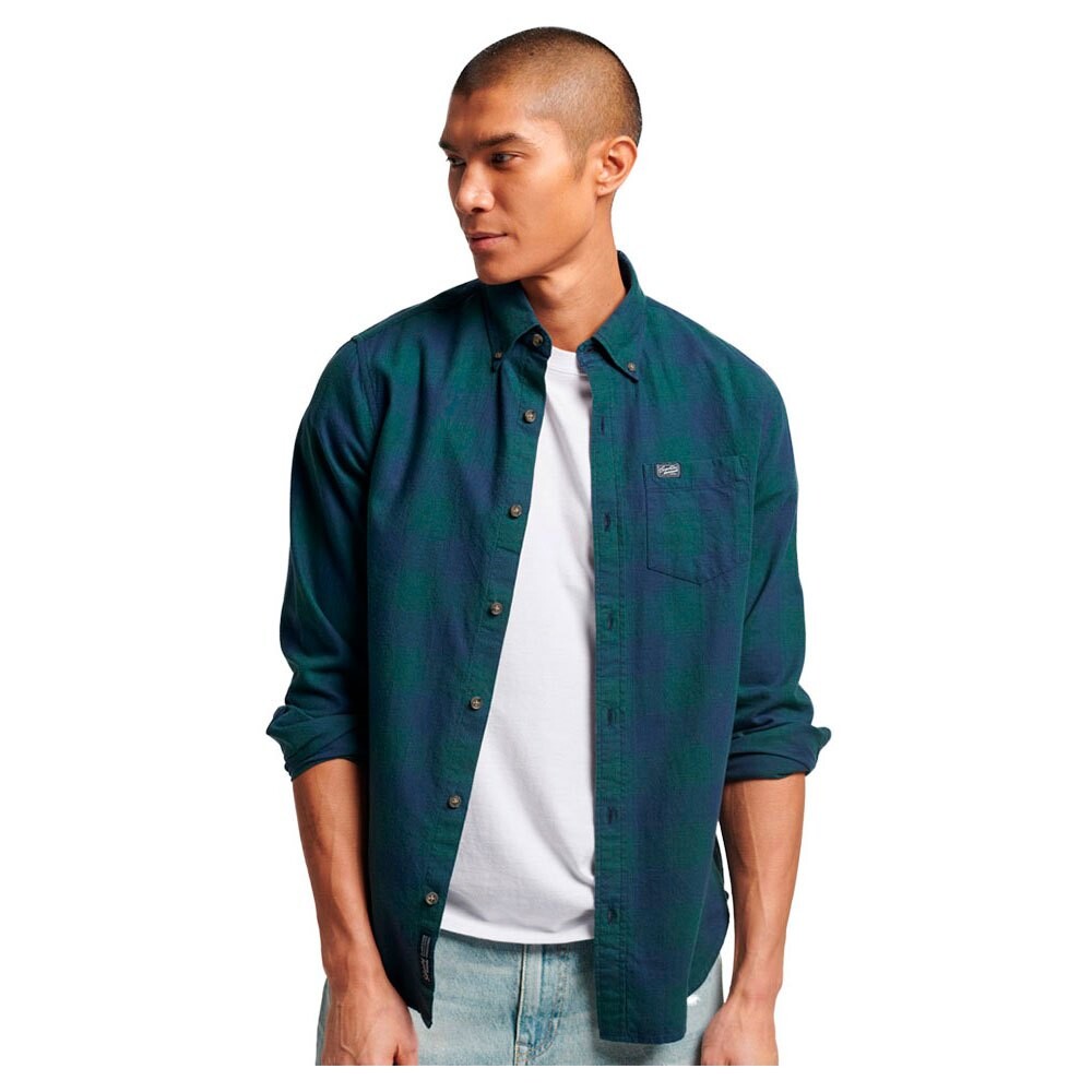 

Рубашка Superdry Vintage Check, зеленый