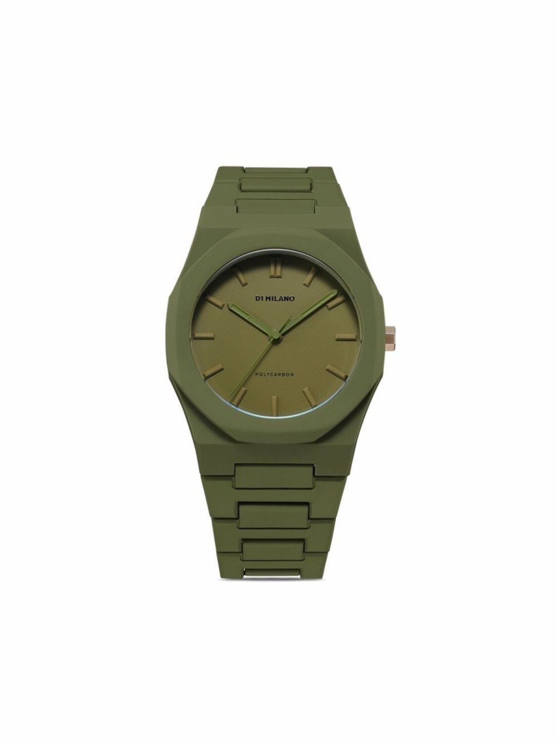

D1 Milano наручные часы Polycarbon Military Green 40.5 мм, зеленый