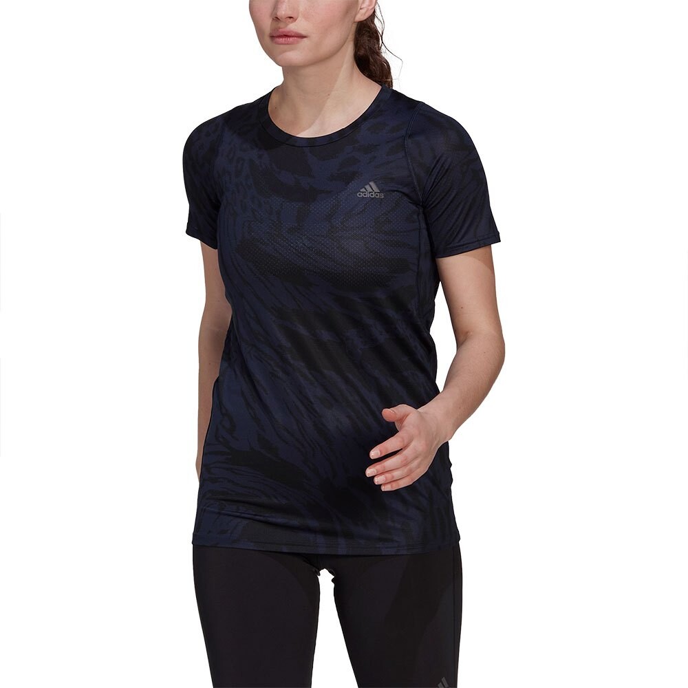 

Футболка с коротким рукавом adidas Fast Aop, черный