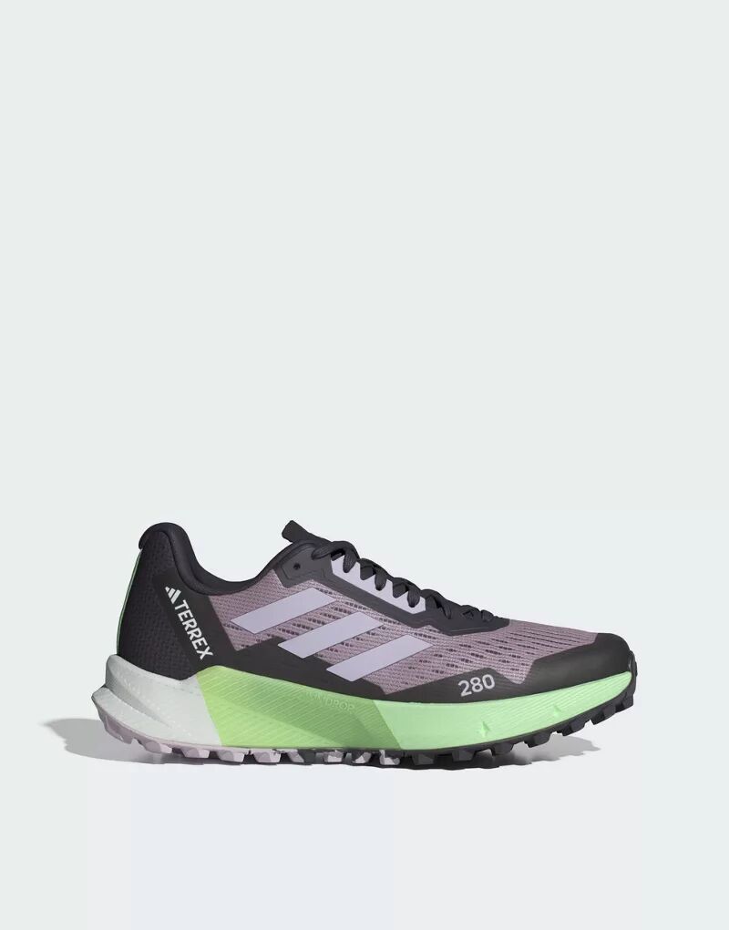 adidas – кроссовки для трейлраннинга Terrex Agravic Flow 2.0 фиолетового цвета