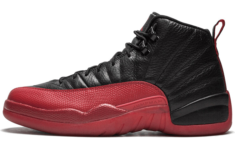 

Баскетбольные кроссовки Nike Air Jordan 12 Retro Flu Game мужские красные/черные