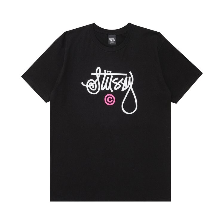 

Футболка Stussy Cursive Basic Logo 'Black', черный