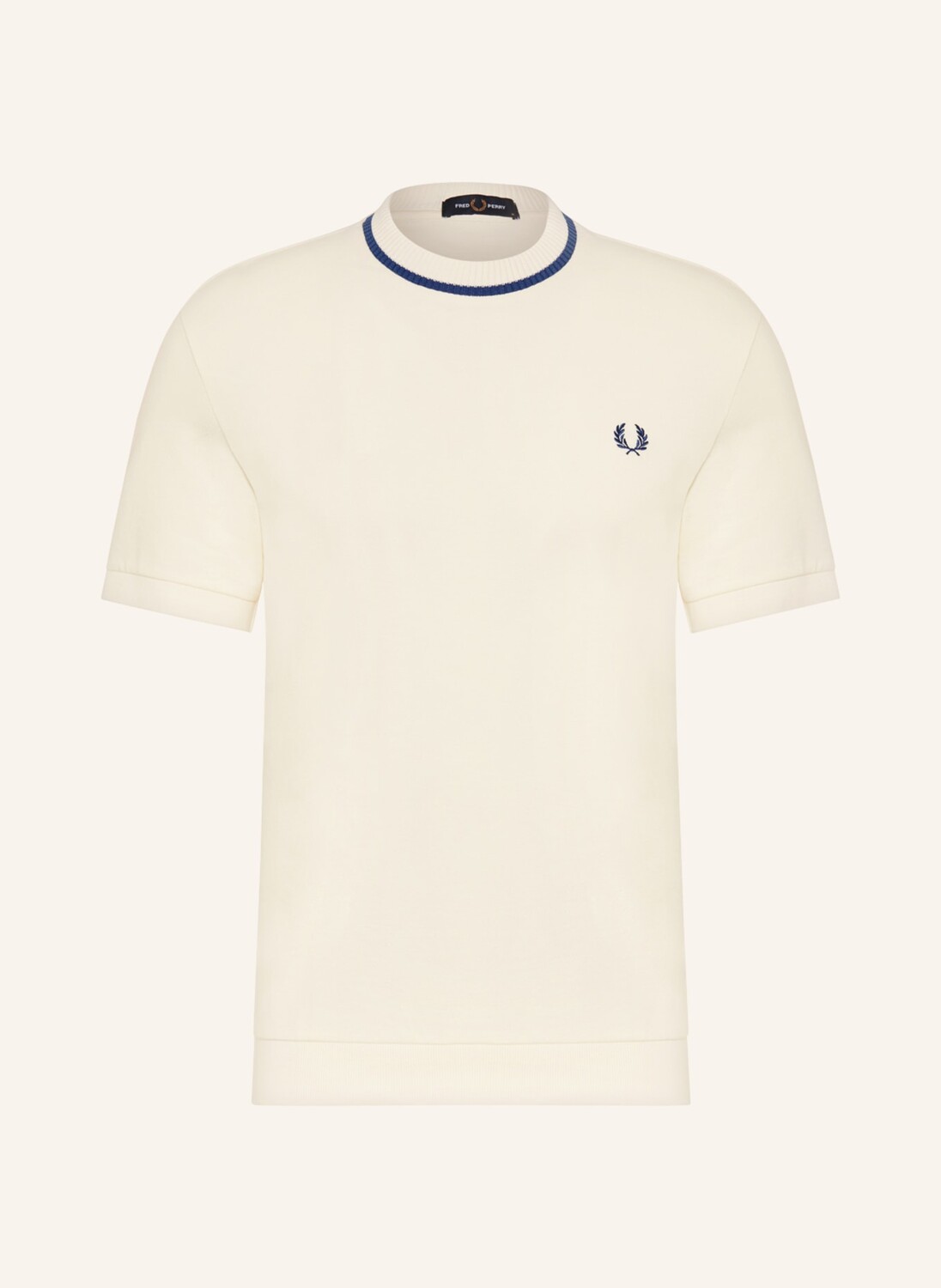 

Футболка FRED PERRY aus Piqué, экру