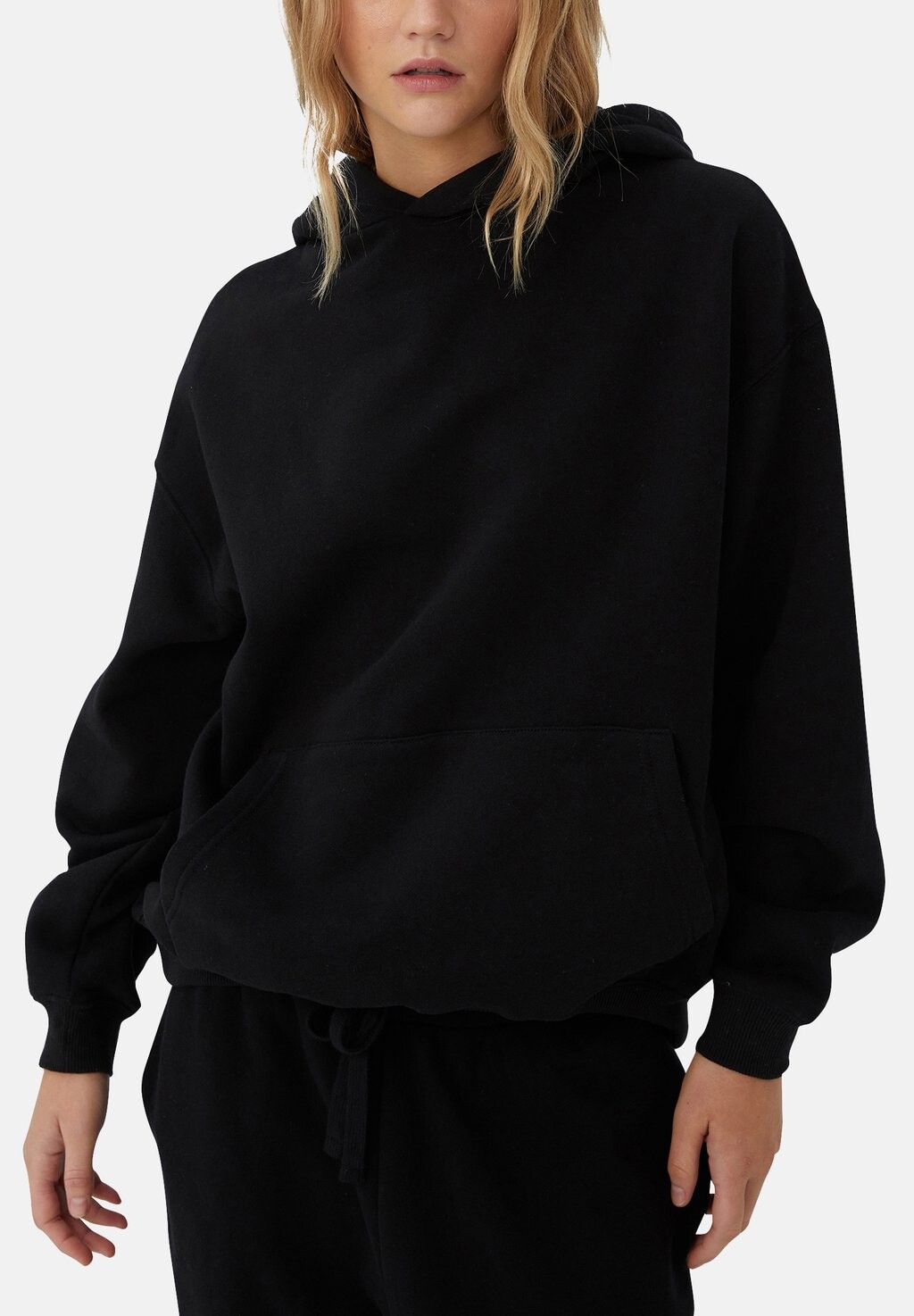 

Толстовка с капюшоном Cotton On, черный
