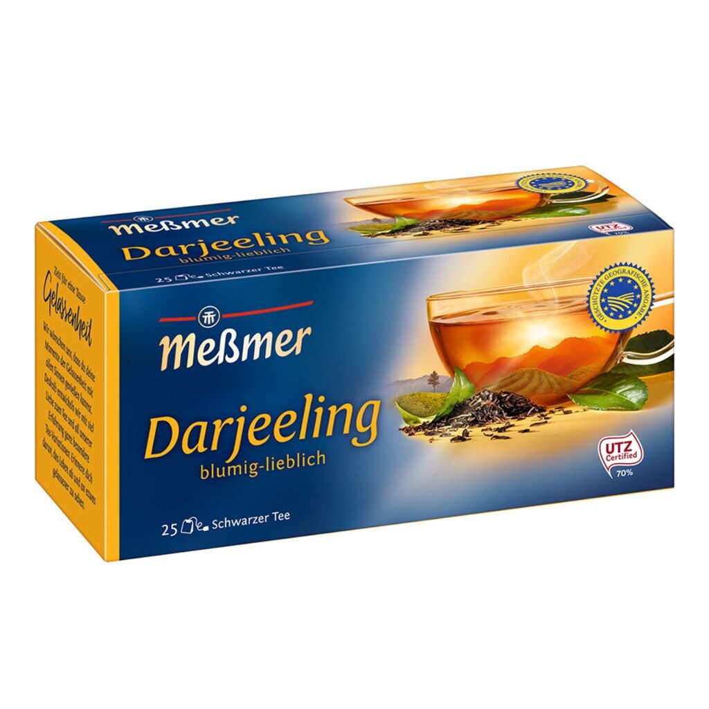 

Чай черный Мессмер Дарджилинг в пакетике, мелко сладкий, 43г Meßmer