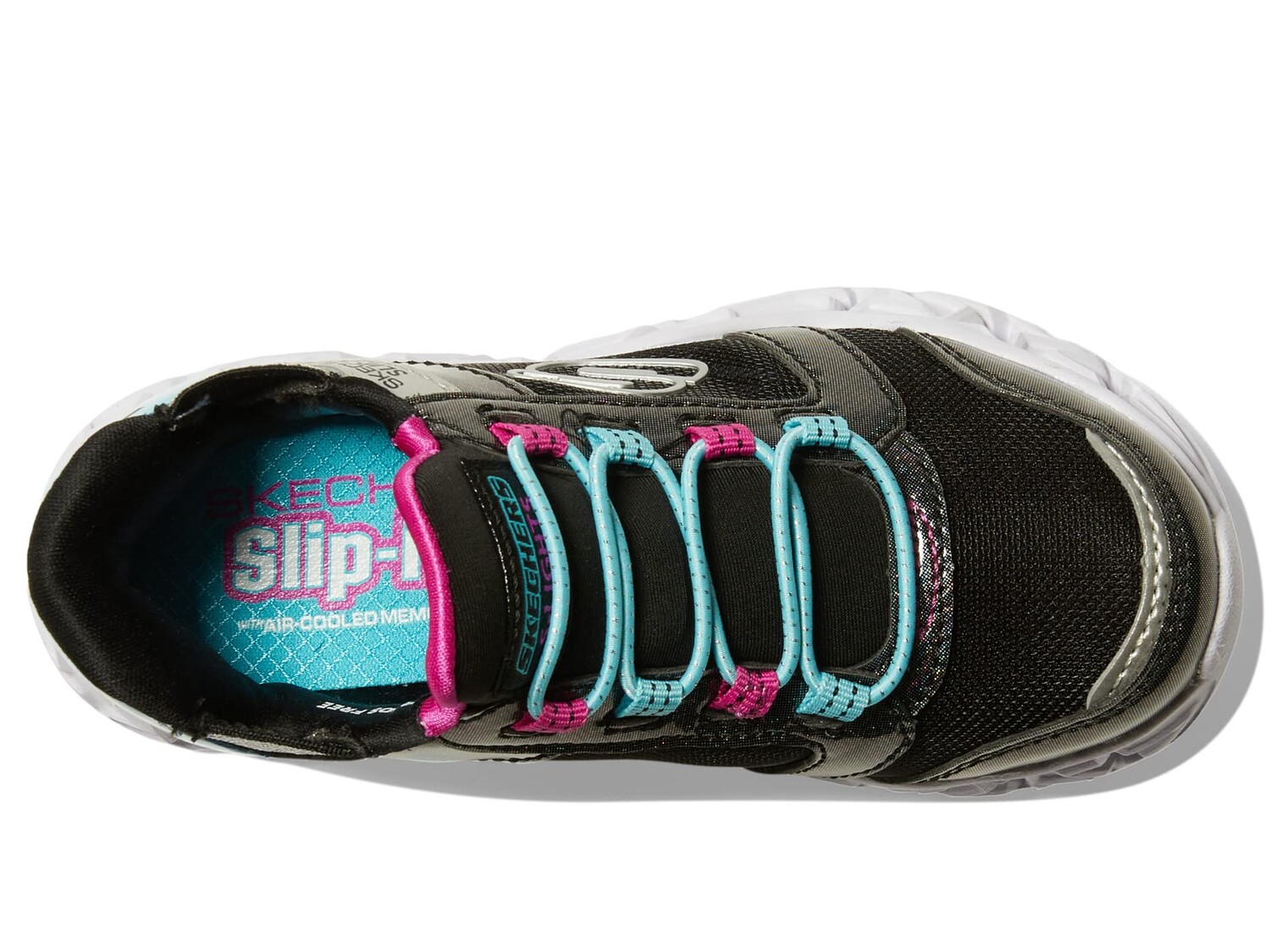 

Кроссовки SKECHERS KIDS Lighted Slip-Ins - Galaxy Lights - Bright Cosmic (Little Kid/Big Kid)