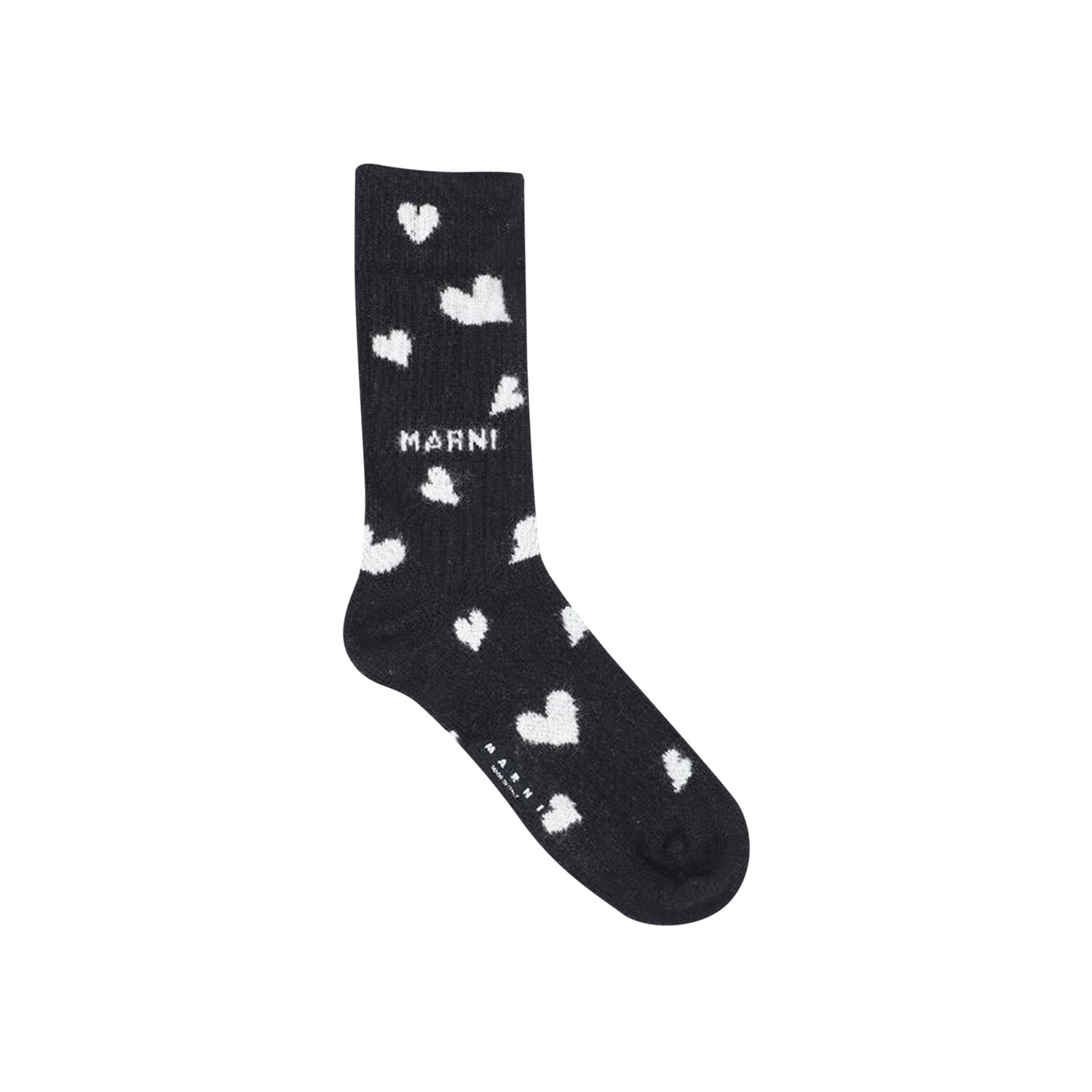 

Носки с логотипом Marni Hearts, черные