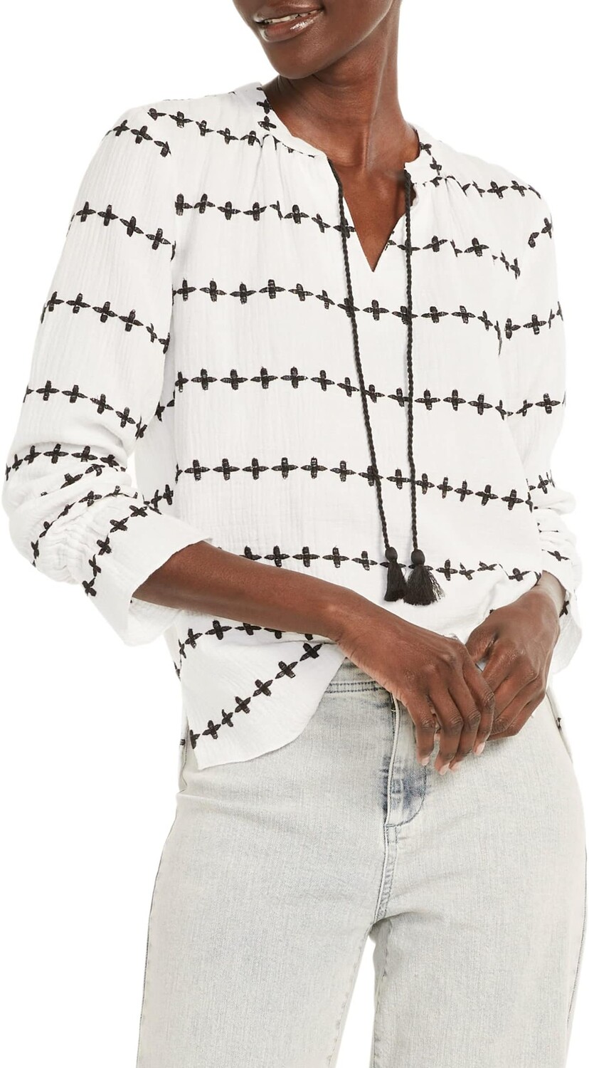 

Плюс один топ NIC+ZOE, цвет White Multi