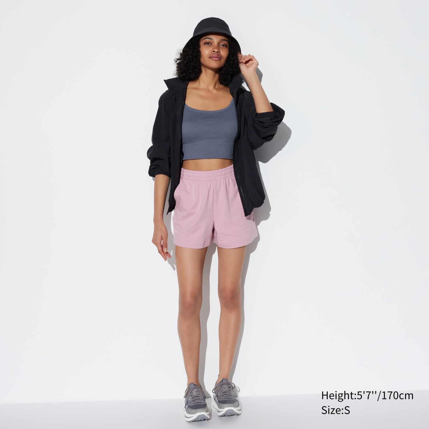 

Легкие спортивные шорты ультрастрейч UNIQLO, розовый