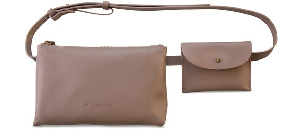 

Кожаная поясная сумка Petra Cortana, бежевый