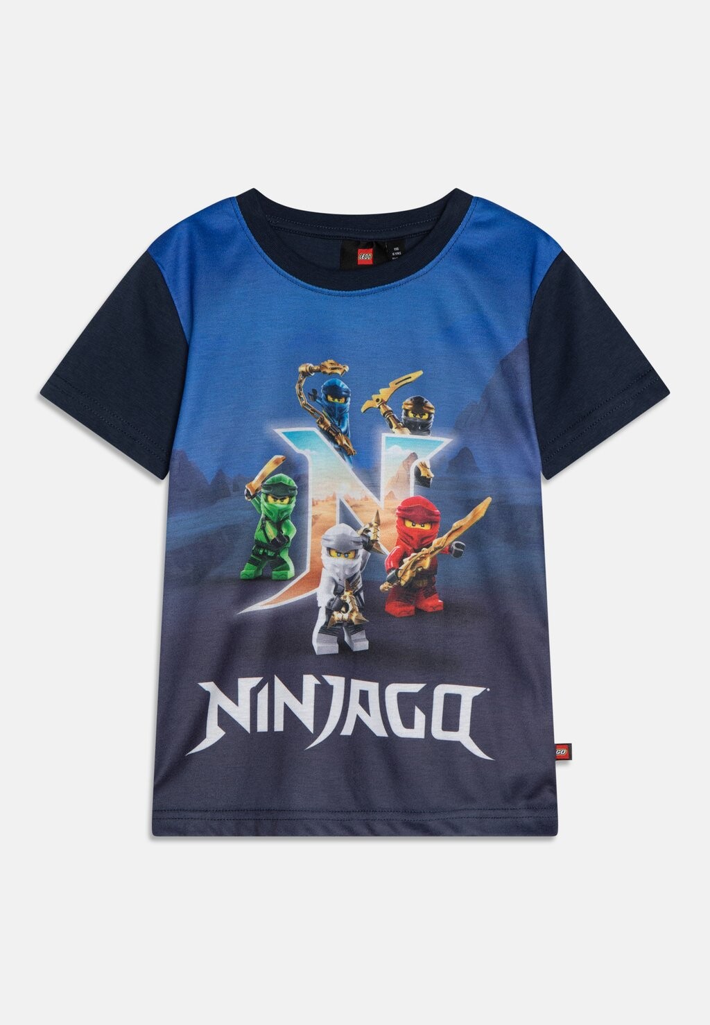 

Футболка с принтом LEGO kidswear, цвет dark navy