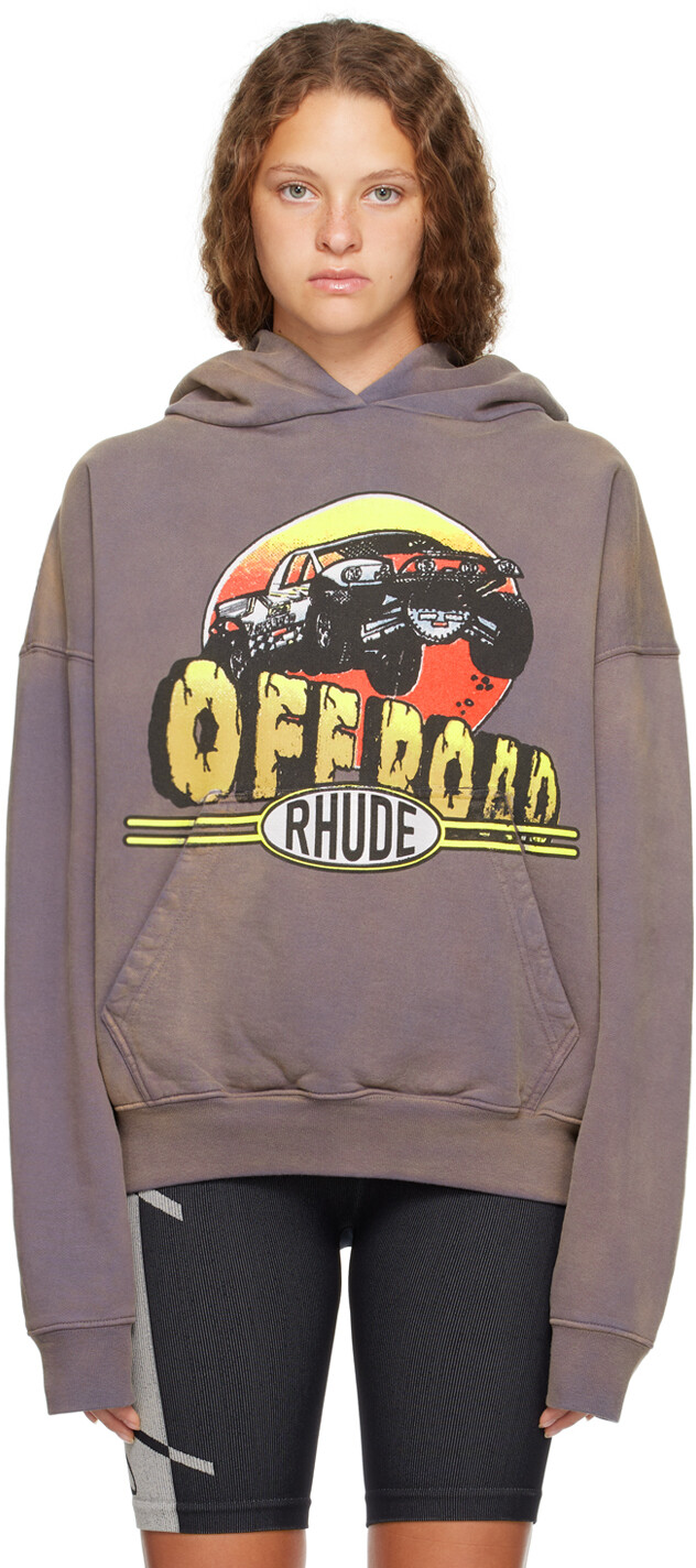 

Серый худи Off Road Vintage Rhude