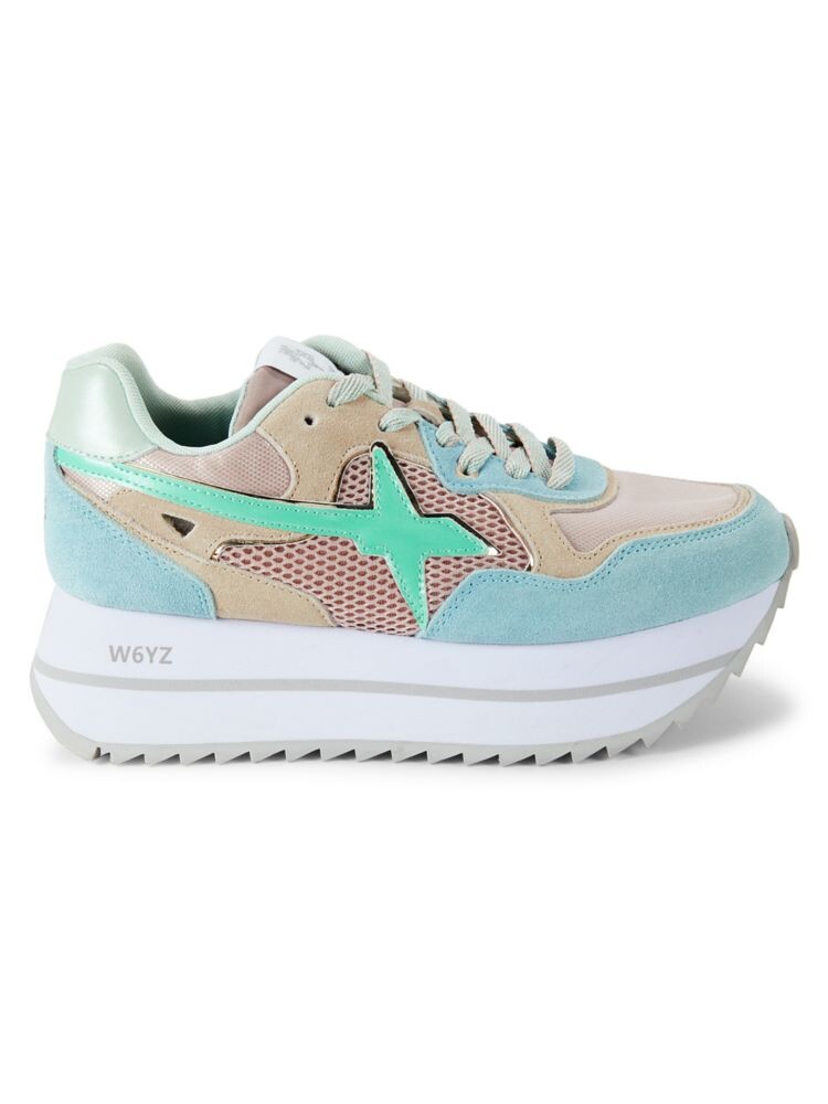 

Массивные кроссовки смешанного цвета W6Yz, цвет Blue Multicolor, Синий