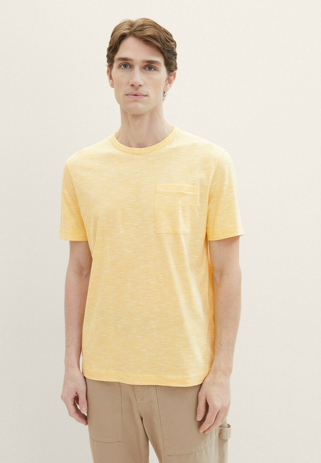 

Футболка базовая TOM TAILOR, цвет sunny yellow finestripe