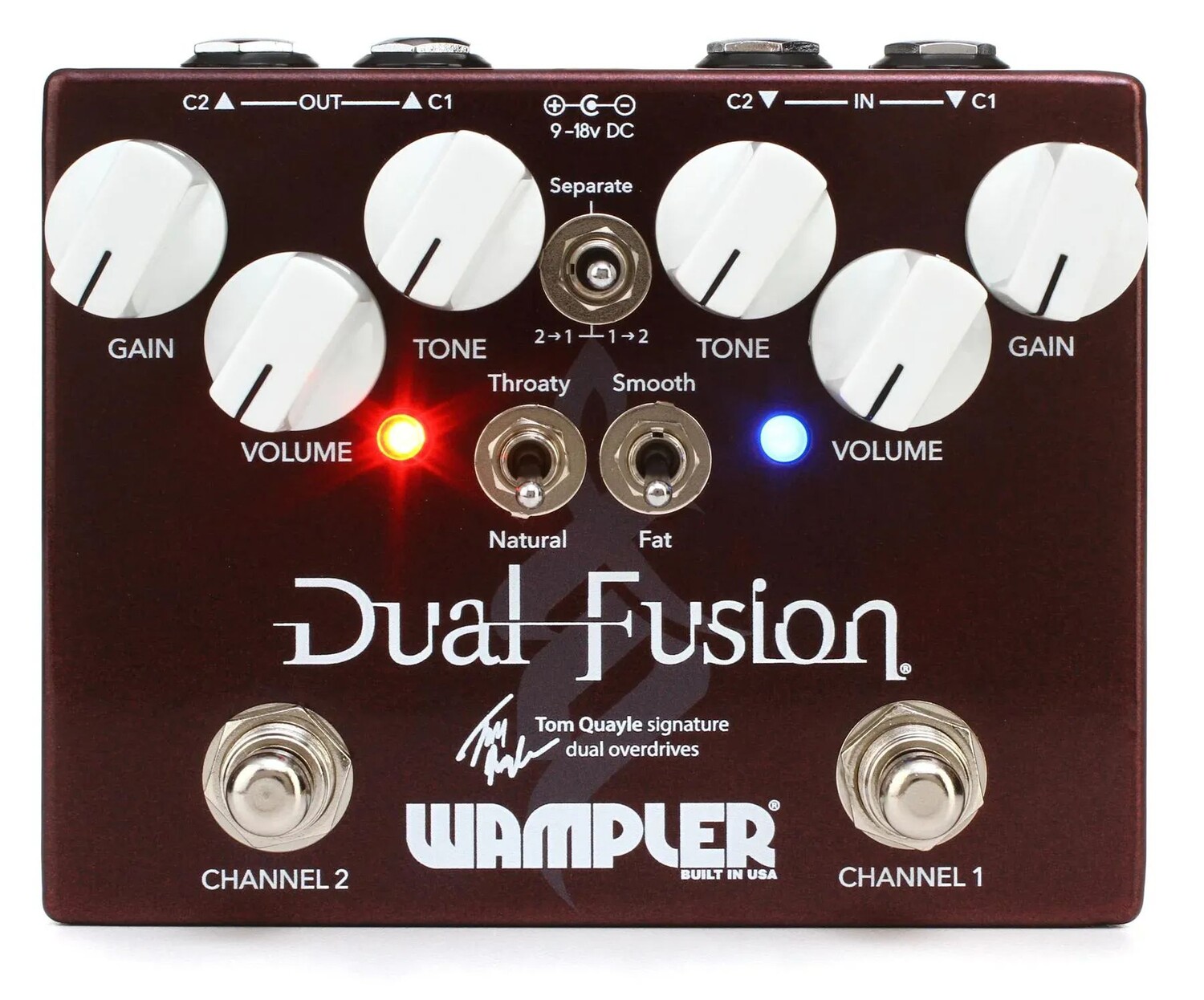 

Педаль овердрайва Wampler Tom Quayle Dual Fusion