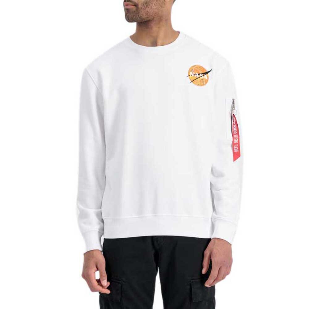 

Толстовка Alpha Industries Nasa Davinci, белый