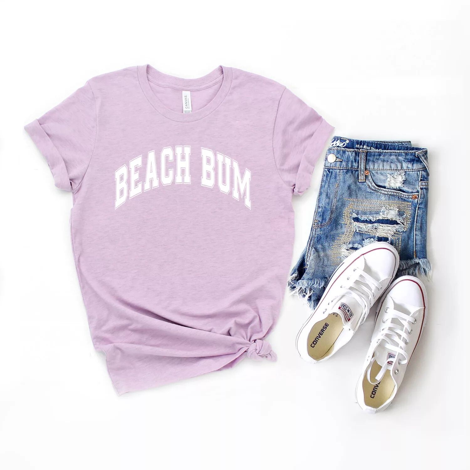 

Футболка с короткими рукавами и рисунком Varsity Beach Bum Simply Sage Market