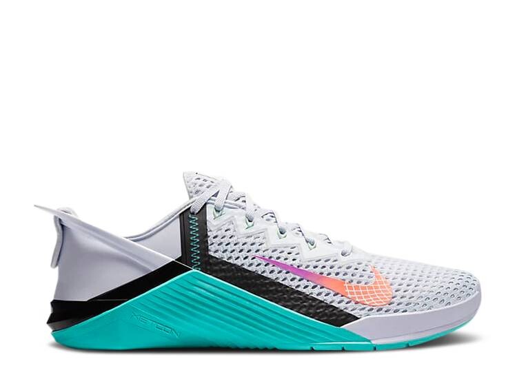 

Кроссовки Nike METCON 6 FLYEASE 'GREY ORACLE AQUA', серый