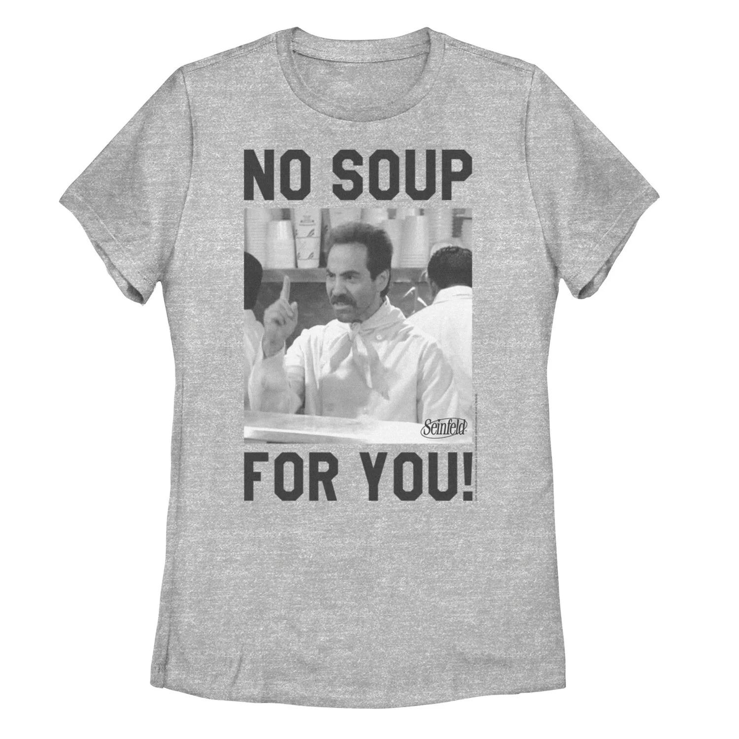 

Футболка Seinfeld Ev Kassem среди юниоров No Soup For You Licensed Character