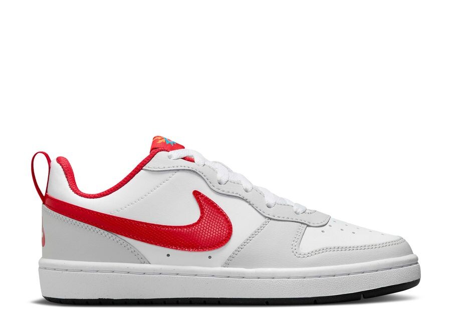 

Кроссовки Nike Court Borough Low Recraft GS, цвет Photon Dust University Red