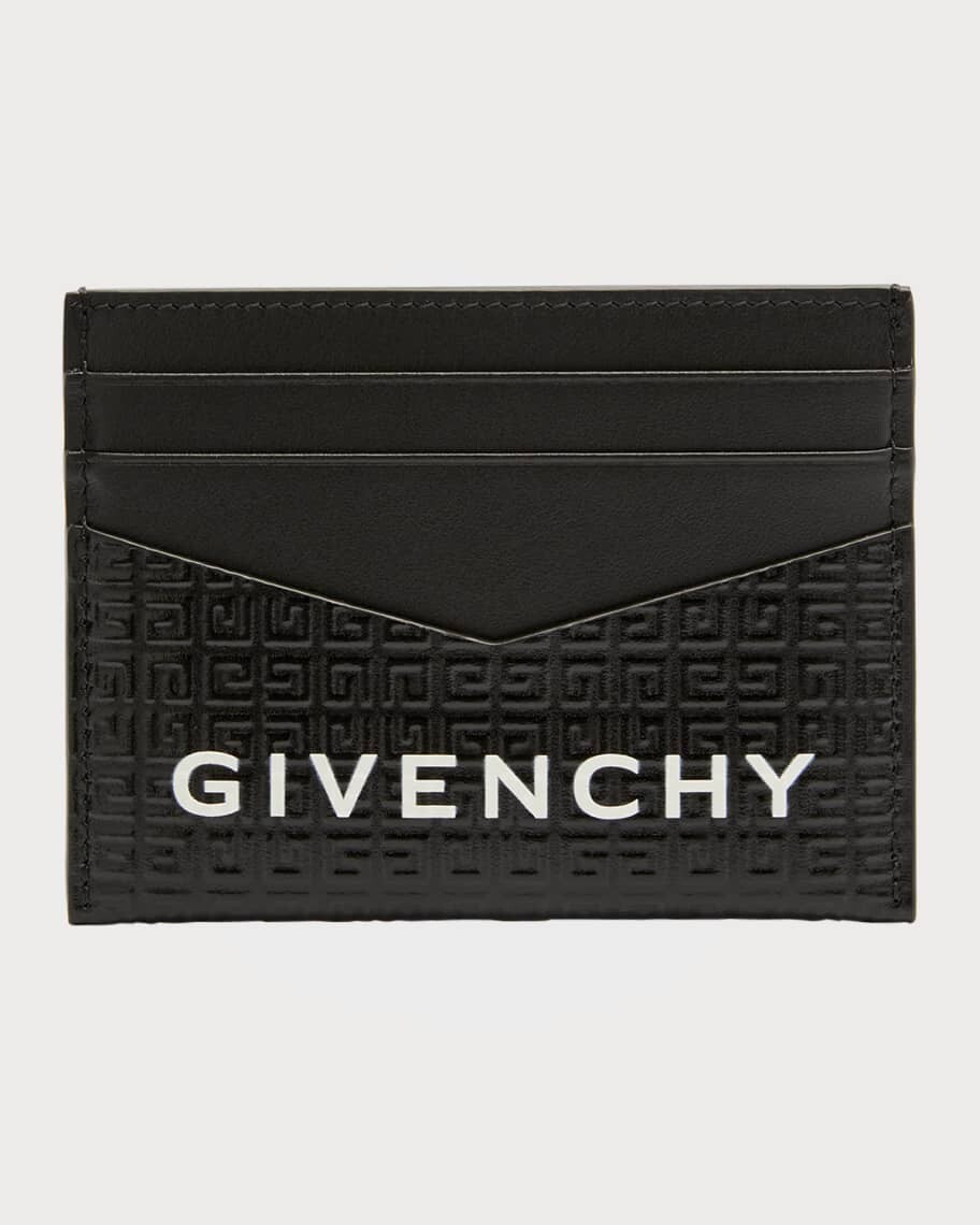 

Мужская кожаная визитница с тиснением логотипа 4G Givenchy