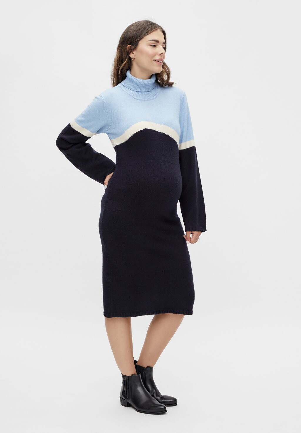 

Платье Point MAMALICIOUS MLTIGAL ROLLNECK DRESS, спокойный синий