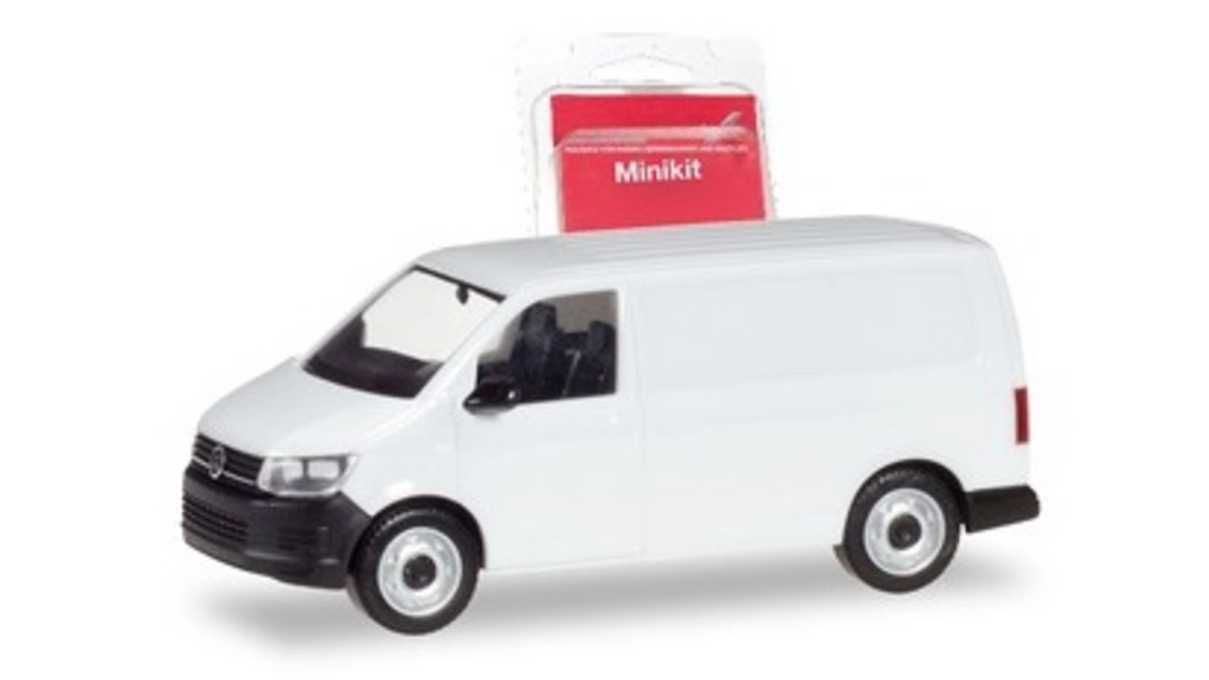 Minikit: коробка vw t6, белый 1:87 Herpa цена и фото