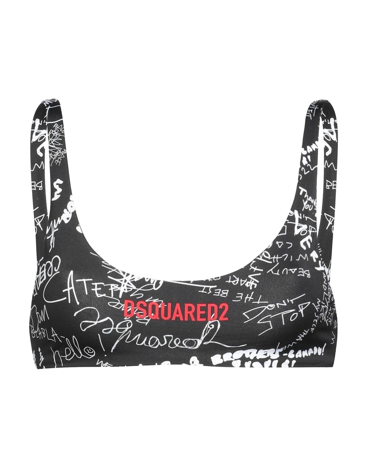 

Верх бикини Dsquared2, черный