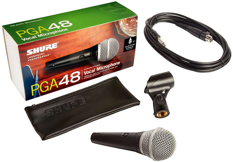 

Кардиоидный динамический вокальный микрофон Shure PGA48-QTR