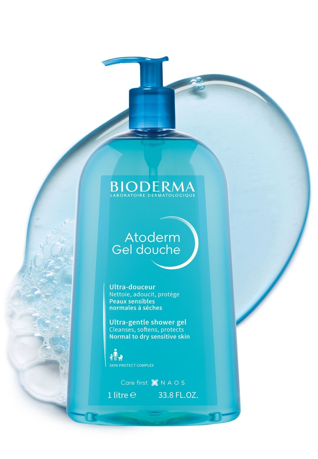 

Сыворотка KÖRPERREINIGUNG DUSCHGEL ATODERM GEL DOUCHE Bioderma, цвет transparent