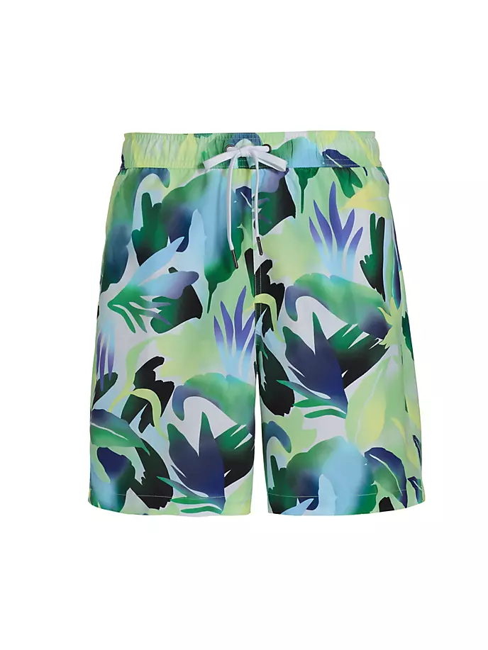 

КОЛЛЕКЦИЯ Шорты для плавания Jungle Foliage Saks Fifth Avenue, темно-синий