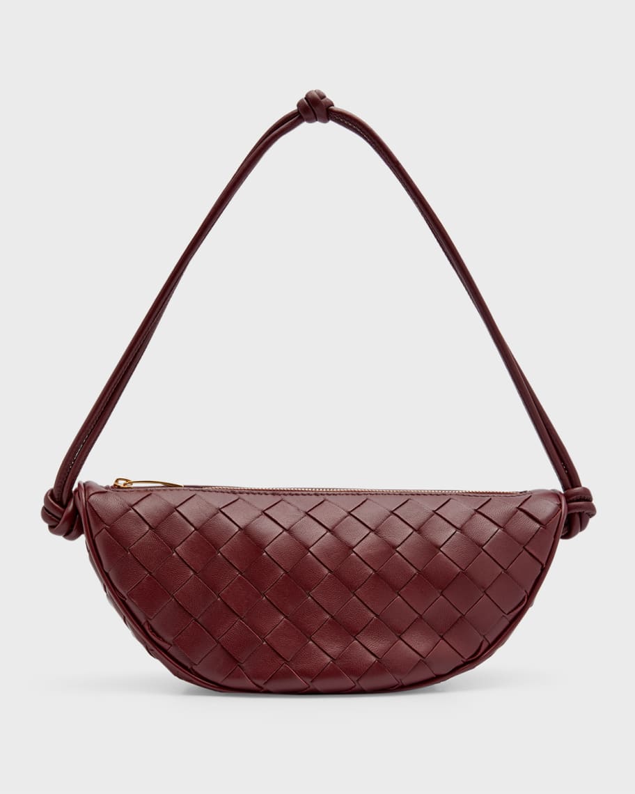 

Кожаная сумка через плечо Half-Moon Intrecciato Bottega Veneta