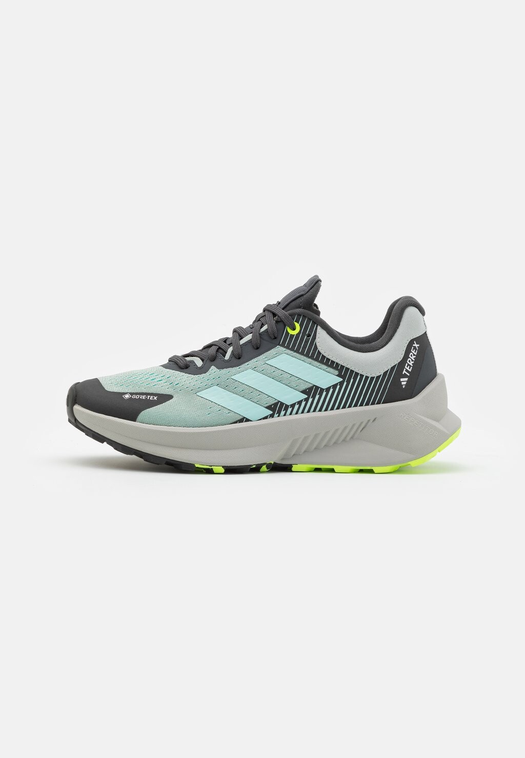 

Кроссовки для походов Adidas Terrex Soulstride Flow GTX, серый/бирюзовый