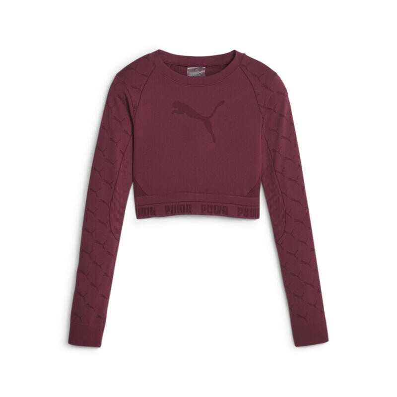 

evoKNIT Рубашка с длинным рукавом Женская PUMA Dark Jasper Red