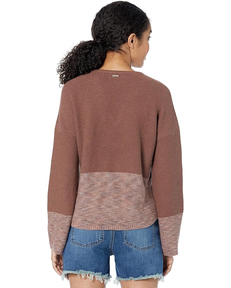 свитер prana norfolk sweater цвет gingerbread Свитер Prana Crystal Beach Sweater, цвет Terra