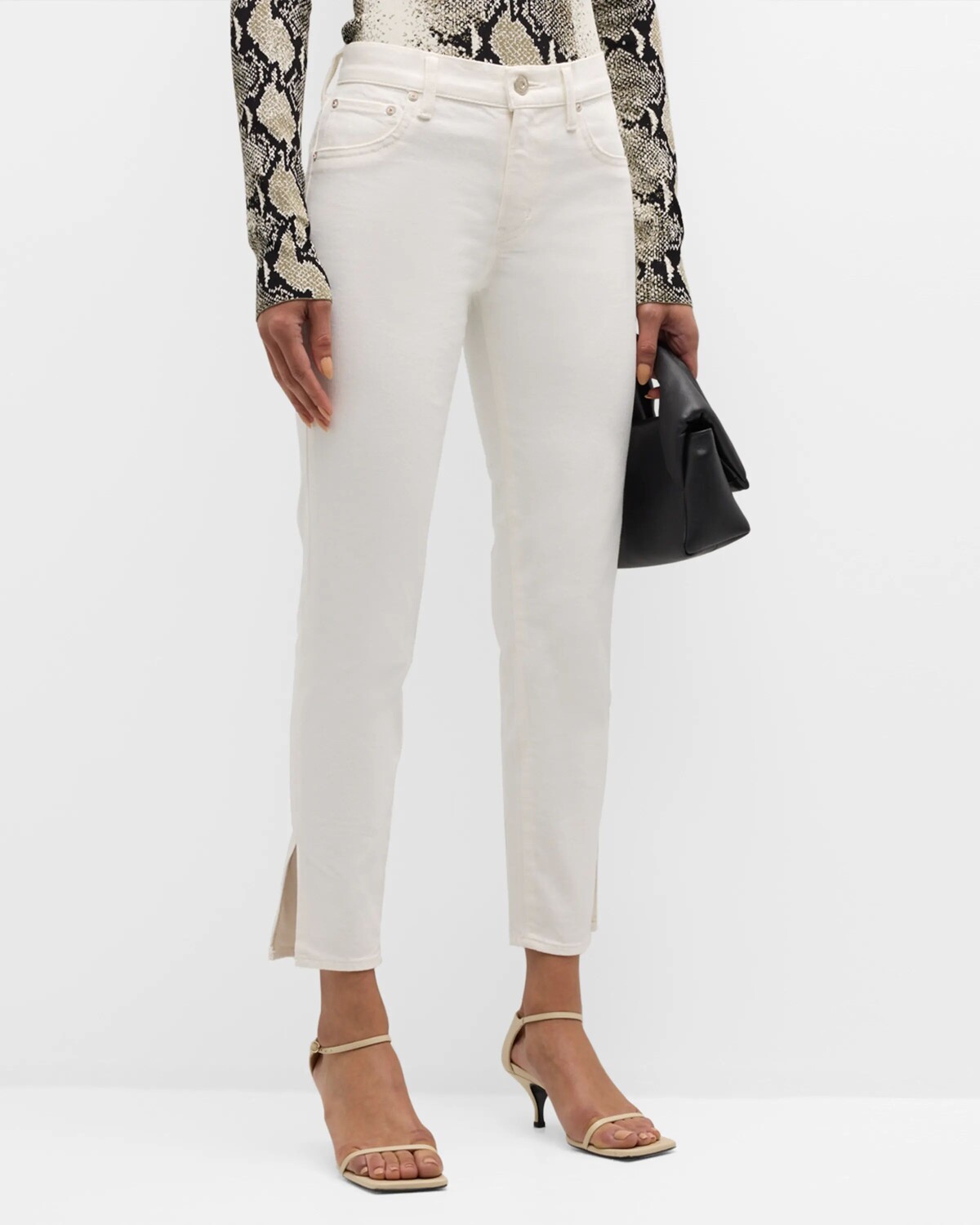 

Джинсы скинни Pisgah с разрезом подол MOUSSY VINTAGE, цвет Wht