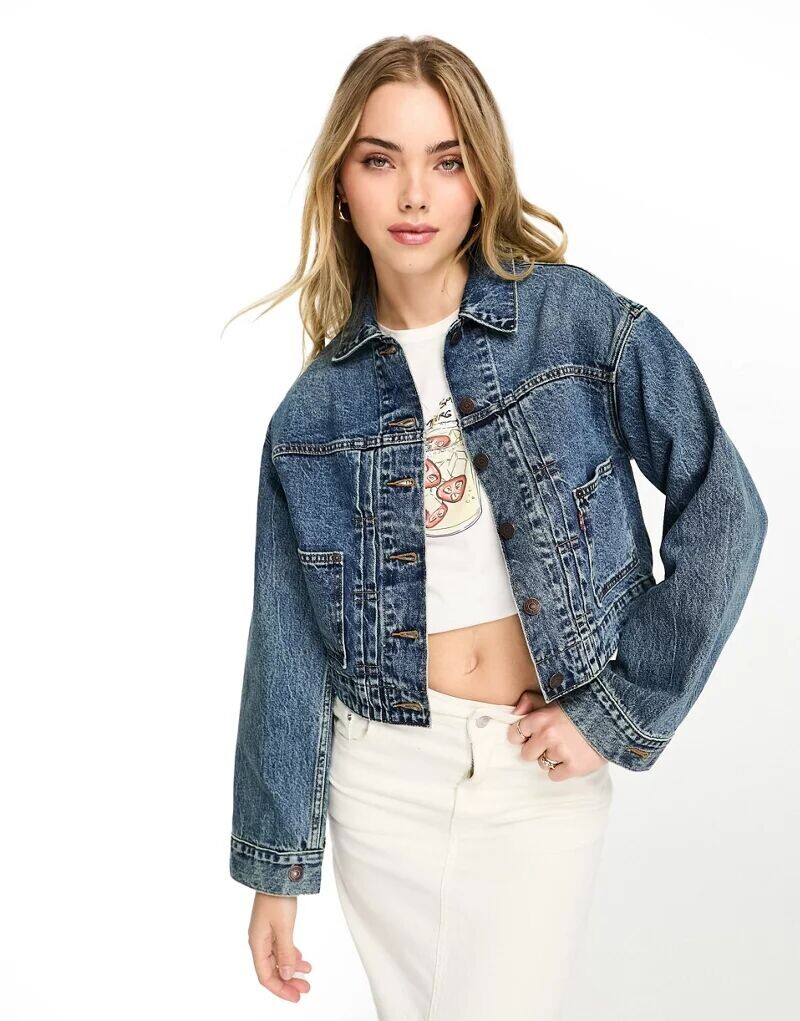 

Levi's – элегантная куртка дальнобойщика в стиле 90-х годов синего цвета