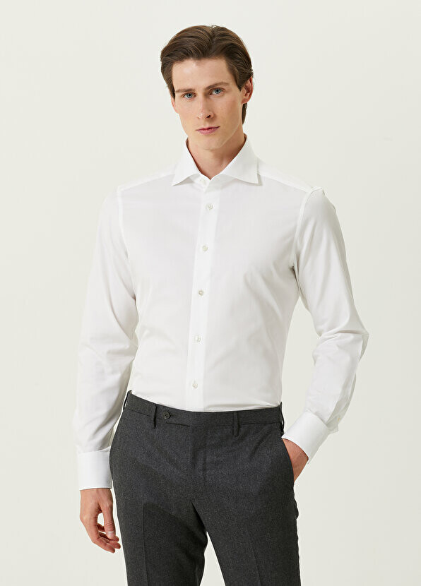 

Белая рубашка Zegna
