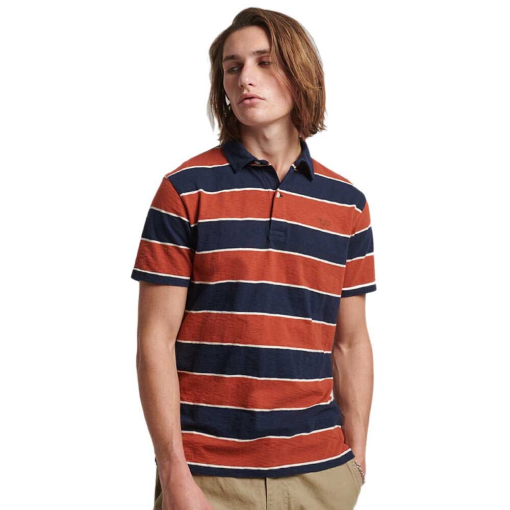 

Поло с коротким рукавом Superdry Vintage Jersey, синий