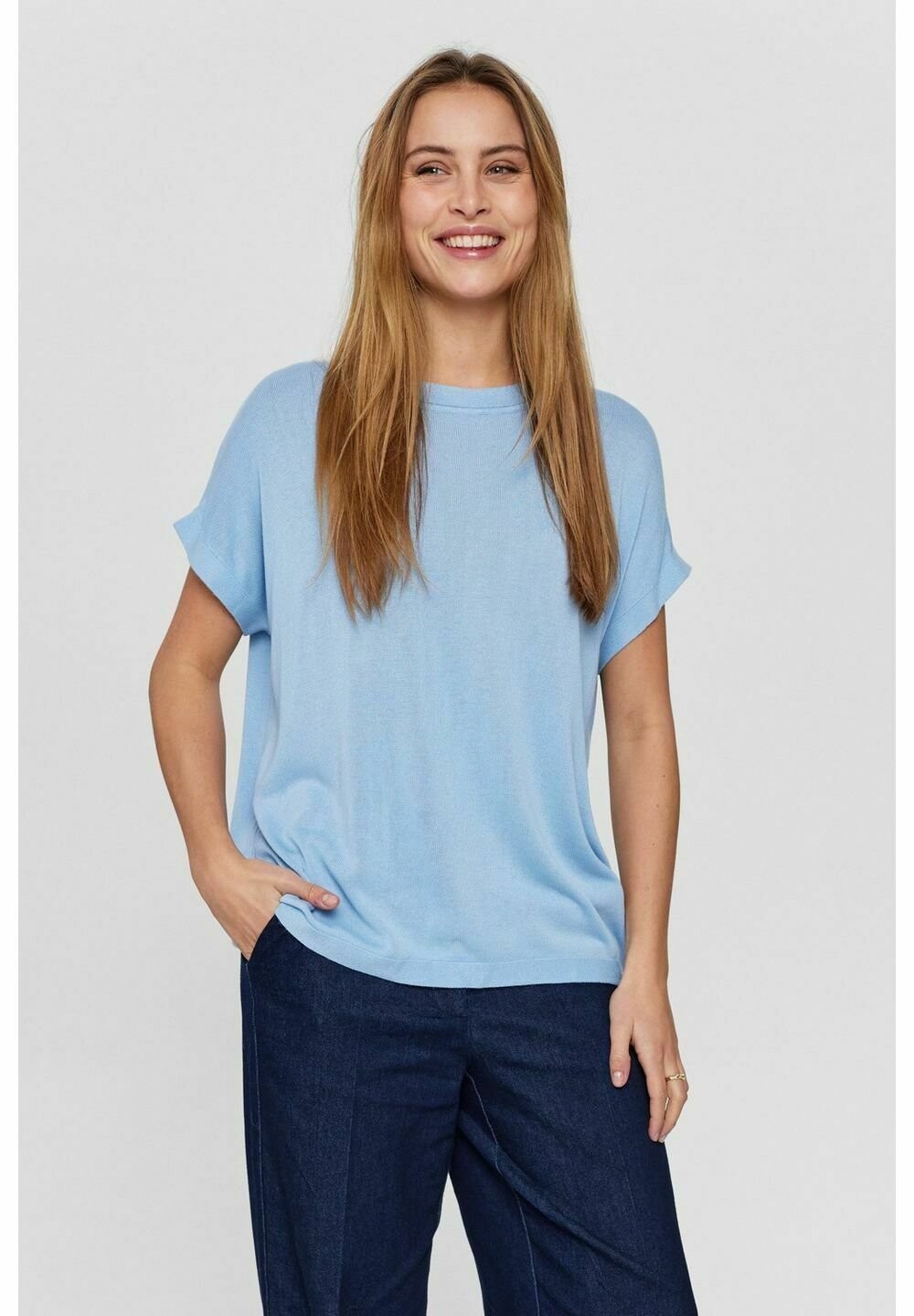 

Вязаный свитер NUDARLENE PULLOVER Nümph, цвет powder blue