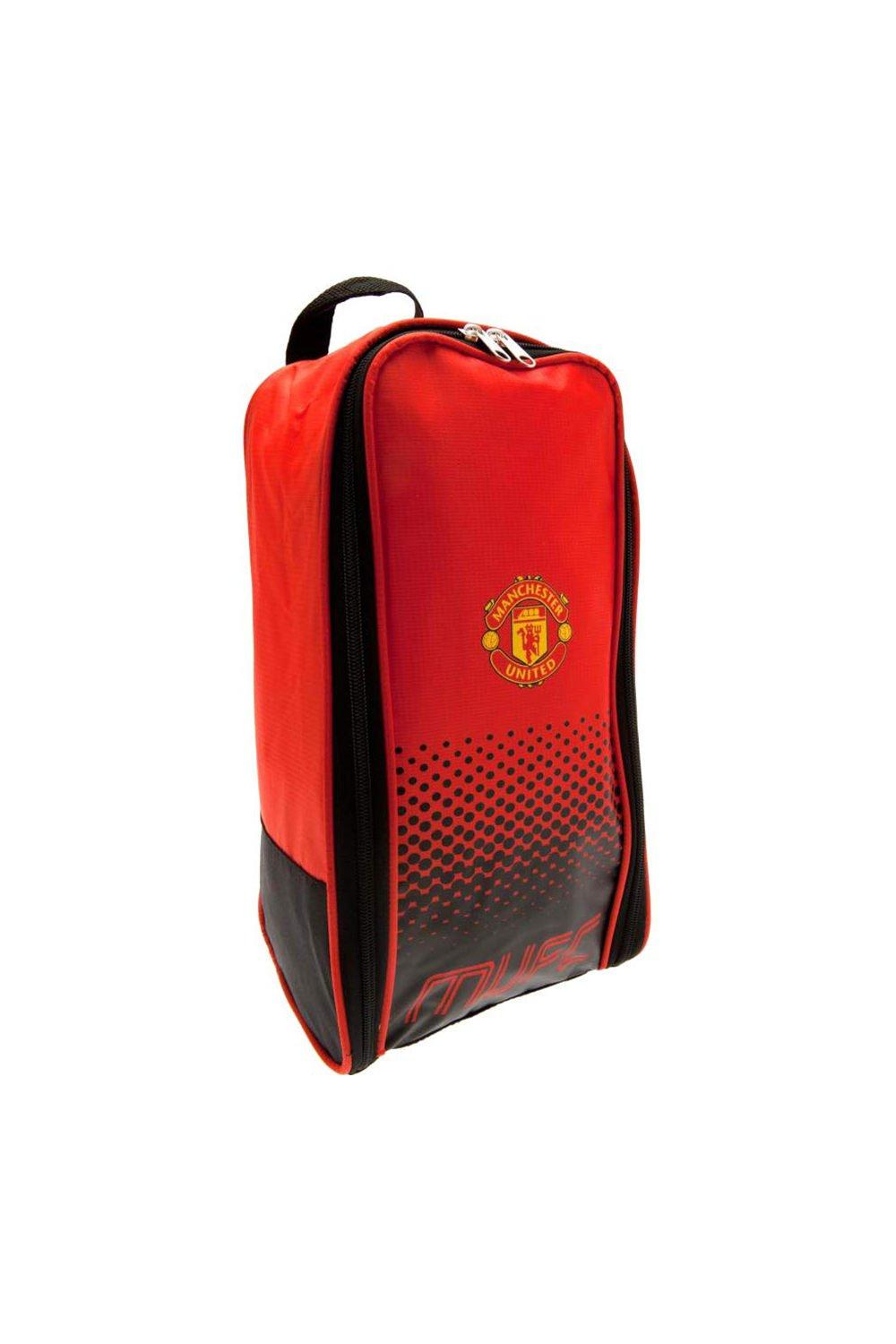 Официальная сумка для обуви Football Fade Design Manchester United FC, красный гетры манчестер юнайтед 2021 2022 домашние