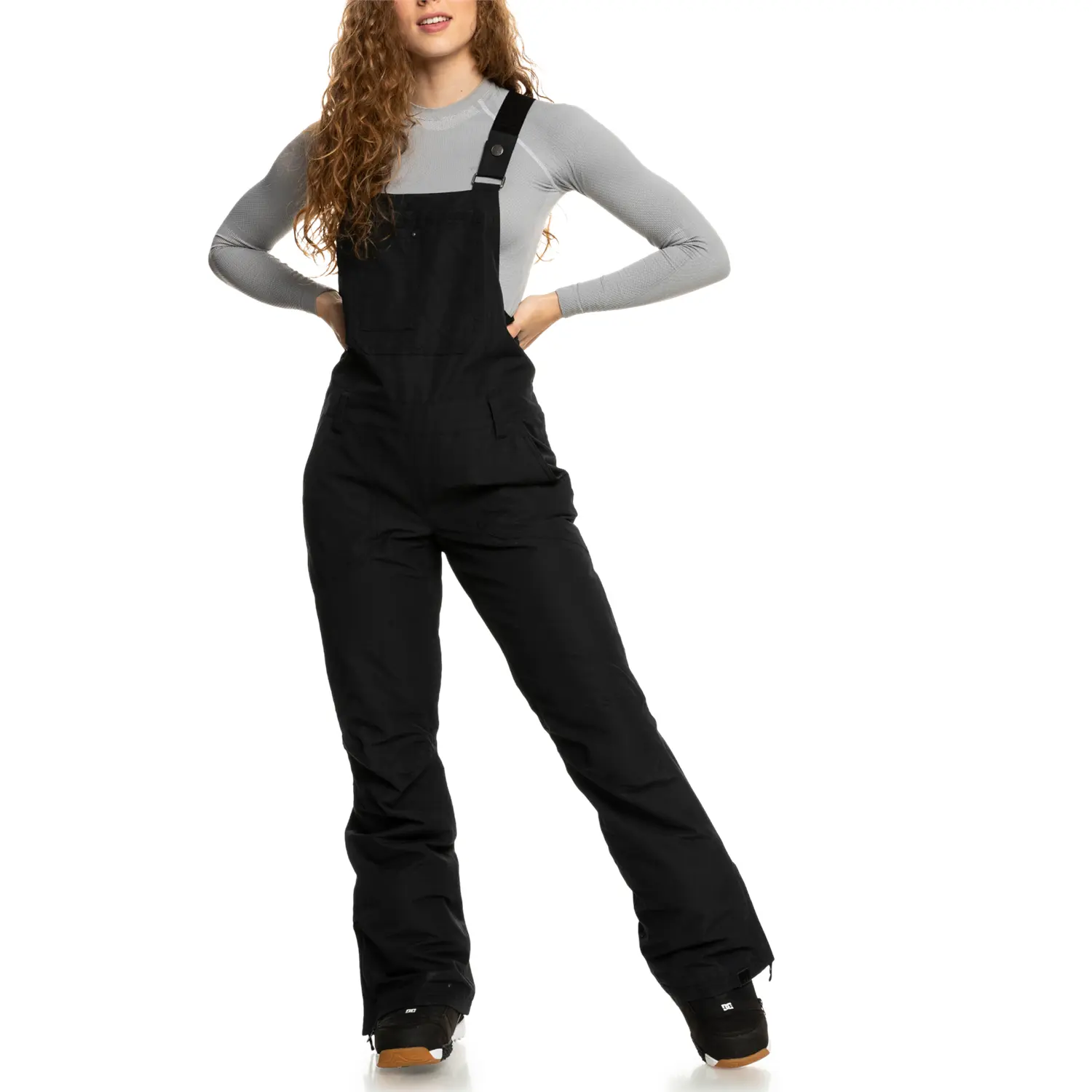 

Горнолыжные брюки с подтяжками Roxy Rideout, черный