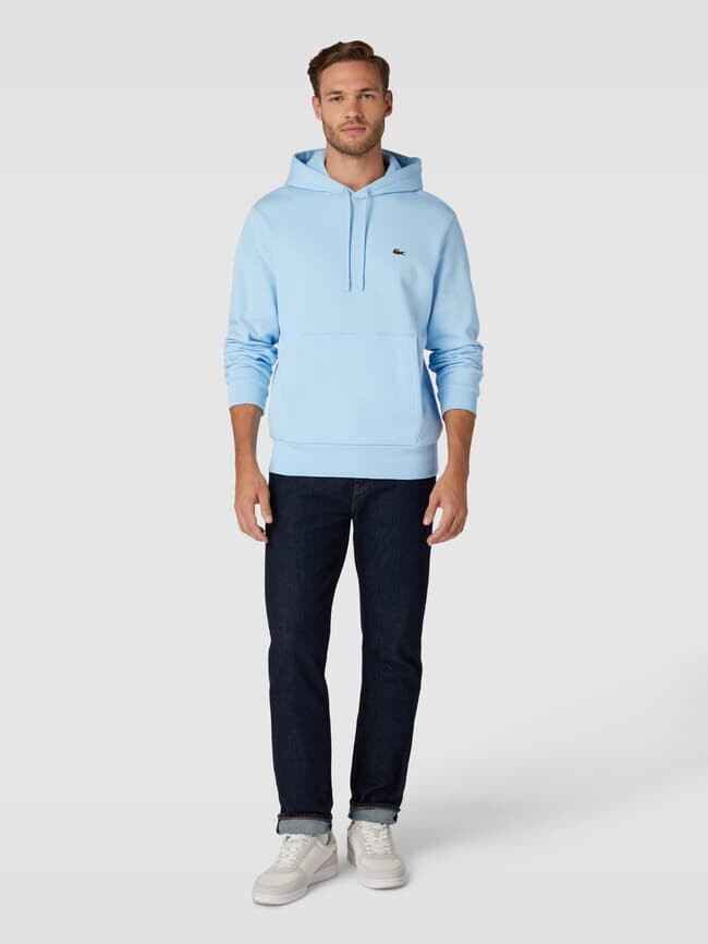 

Толстовка с лейблом Lacoste, светло-синий