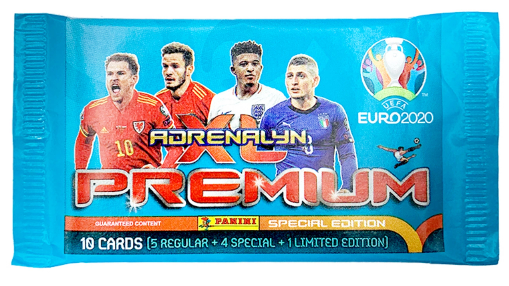 Коллекционные карточки Panini EURO 2020 Adrenalyn XL премиум-пакет