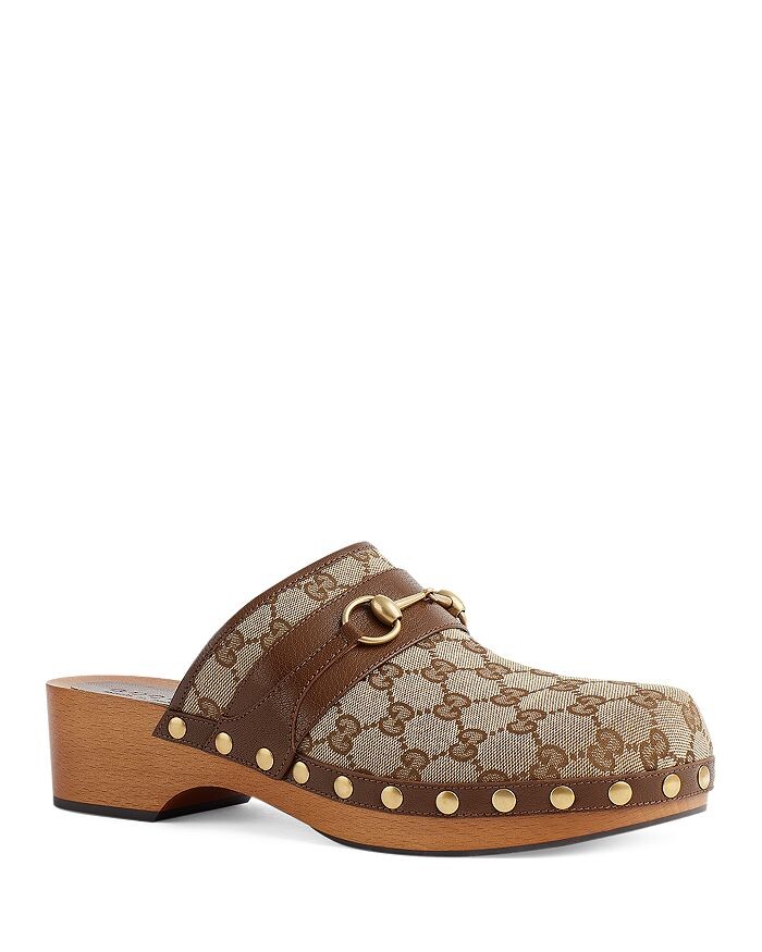 

Мужские сабо без шнуровки Horsebit Gucci