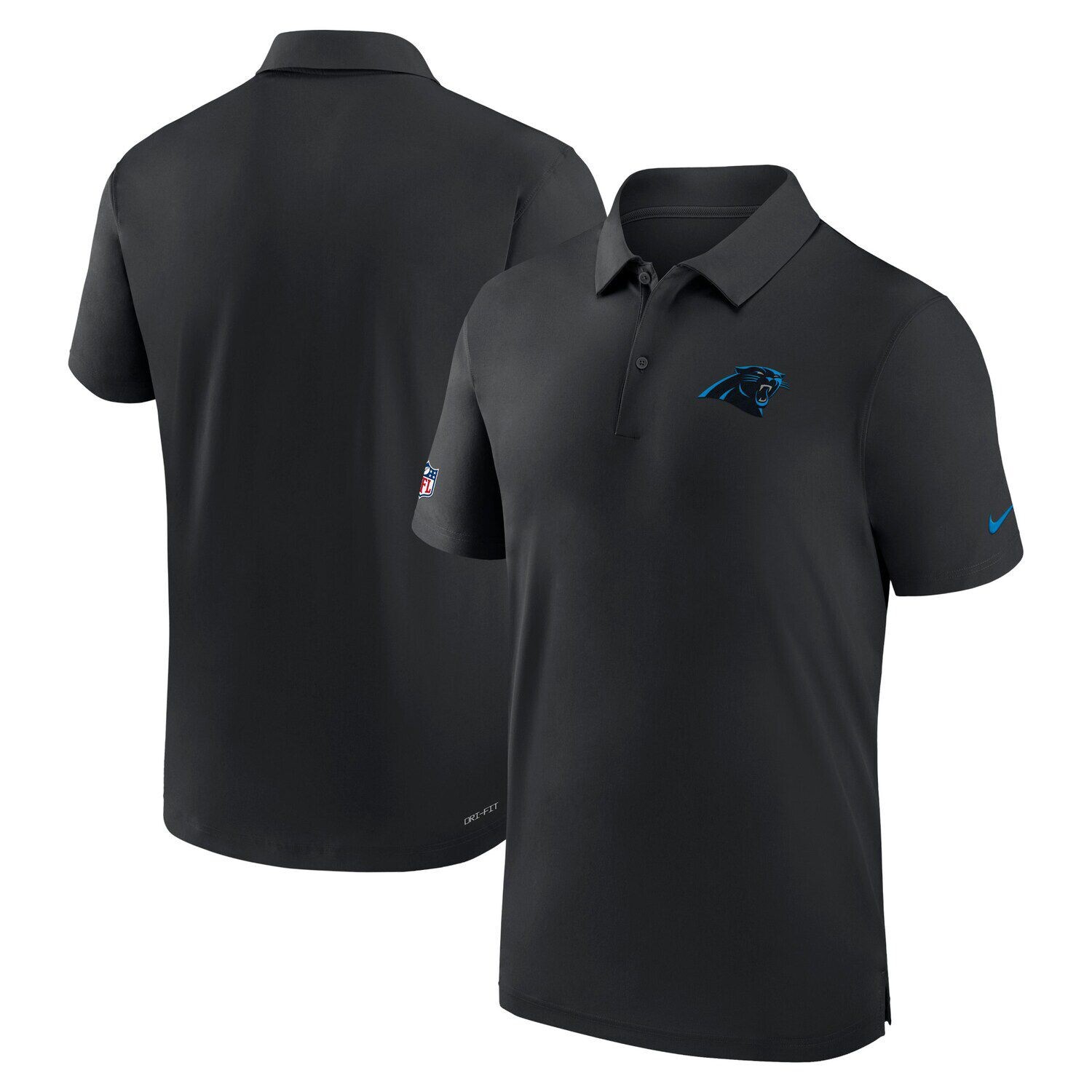 

Мужское поло для тренировок Black Carolina Panthers Sideline Coach Nike