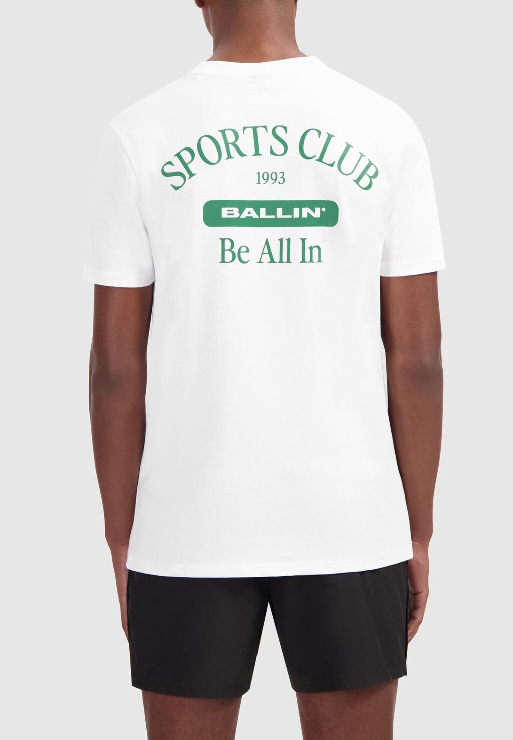 Футболка с принтом REGULAR FIT CREWNECK SS Ballin, цвет white футболка с принтом crewneck ss ballin цвет off white