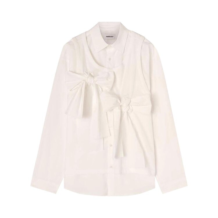 

Рубашка Ambush Ribbon Shirt, белый