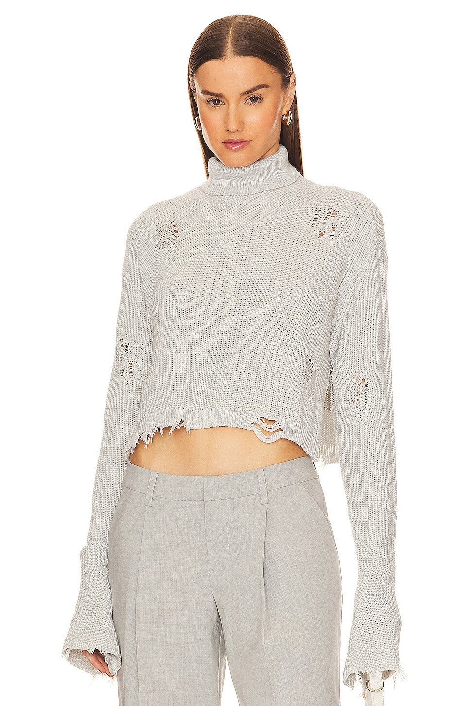 

Топ SER.O.YA Fae Turtleneck, серебряный