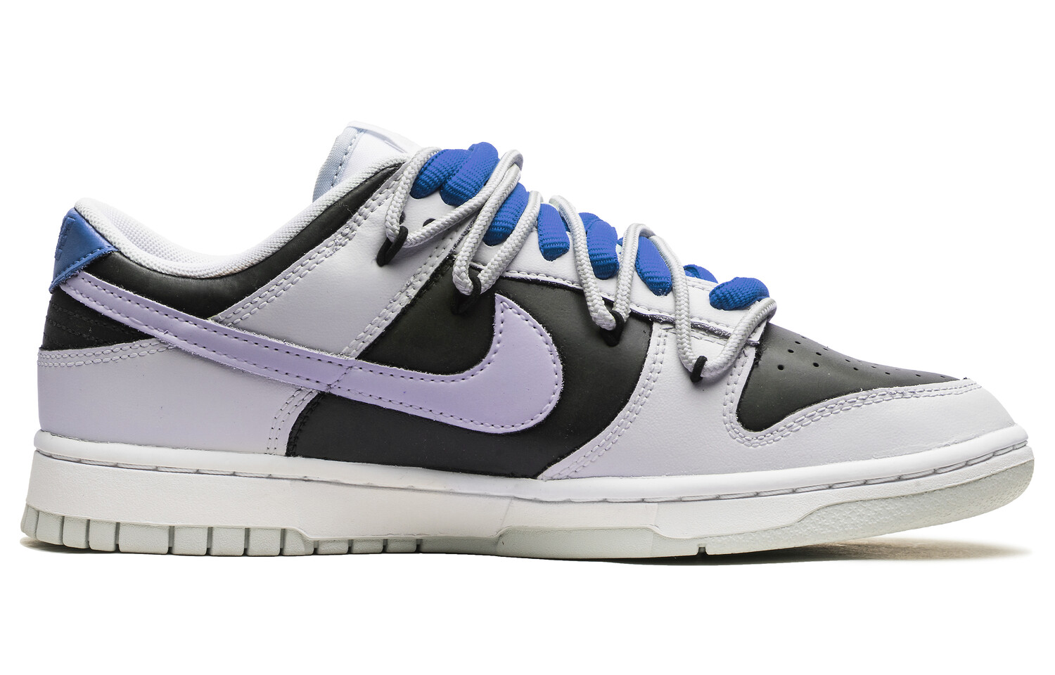 

Кроссовки Nike Dunk Skateboarding Shoes Men Low-top Black Gray Purple, фиолетовый